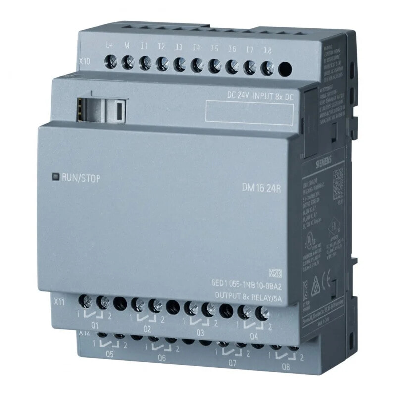 LOGO! 8 DM16 24R - digital inputs/outputs module - Siemens 6ED1055-1NB10-0BA2