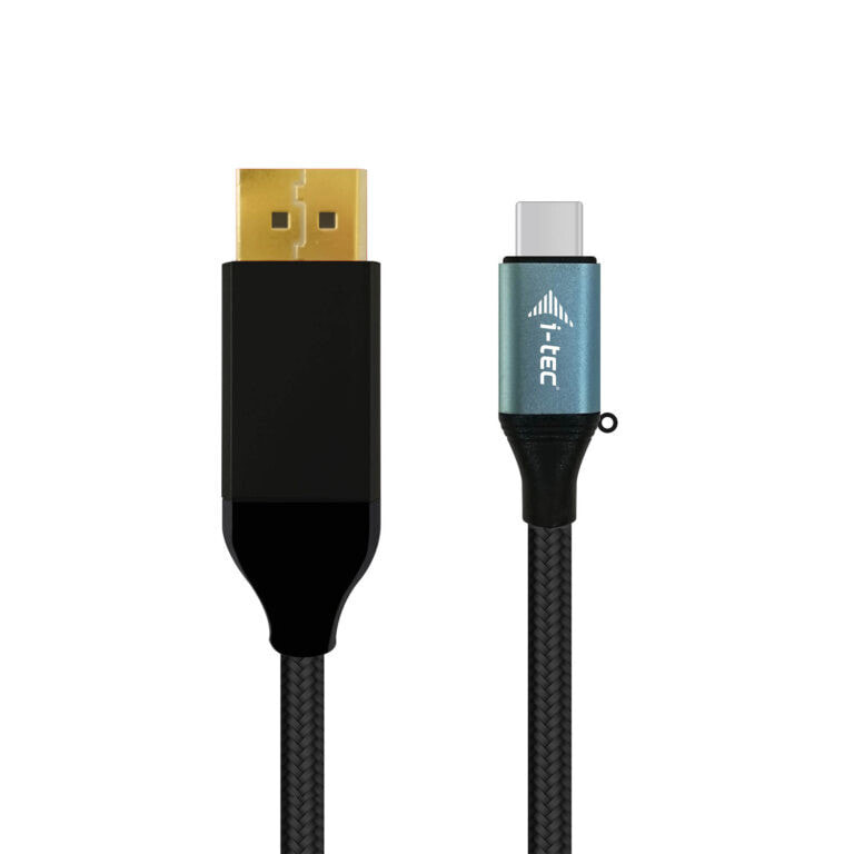 i-tec C31CBLDP60HZ кабельный разъем/переходник Display Port USB-C 3.1 Черный, Синий