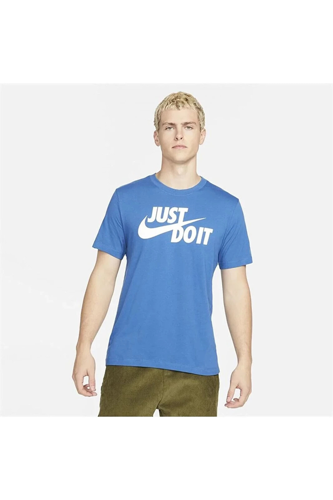 Erkek T-shirt M Nstee Just Do It Swoosh-ar5006-407