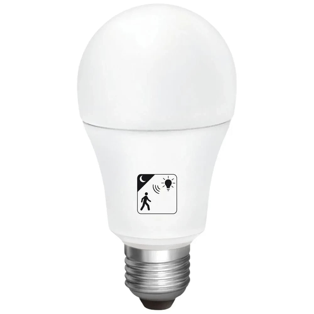 MATEL Led bulb dusk-to-dawn and motion E27 warm 10W