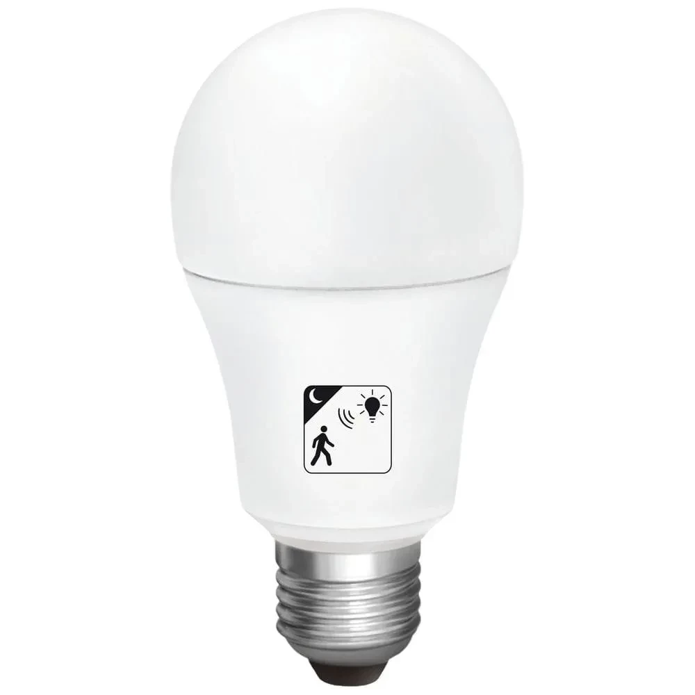 MATEL Dusk-to-dawn and motion E27 warm led bulb 10W