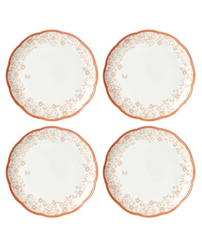 Butterfly Meadow Cottage Dinner Plate Set, Set of 4