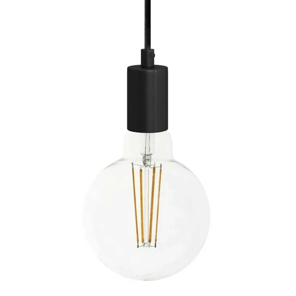 CREATIVE CABLES Textile And Metal Hanging Lamp With Light Bulb 1 m