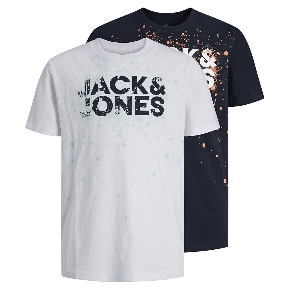 JACK & JONES Splash Smu Short Sleeve T-Shirt 2 Units