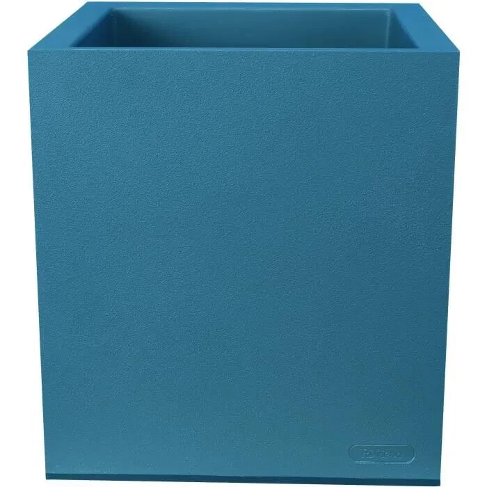 RIVIERA GRANIT rechteckiger Blumenkasten - Kunststoff - 60x30 cm - Blau
