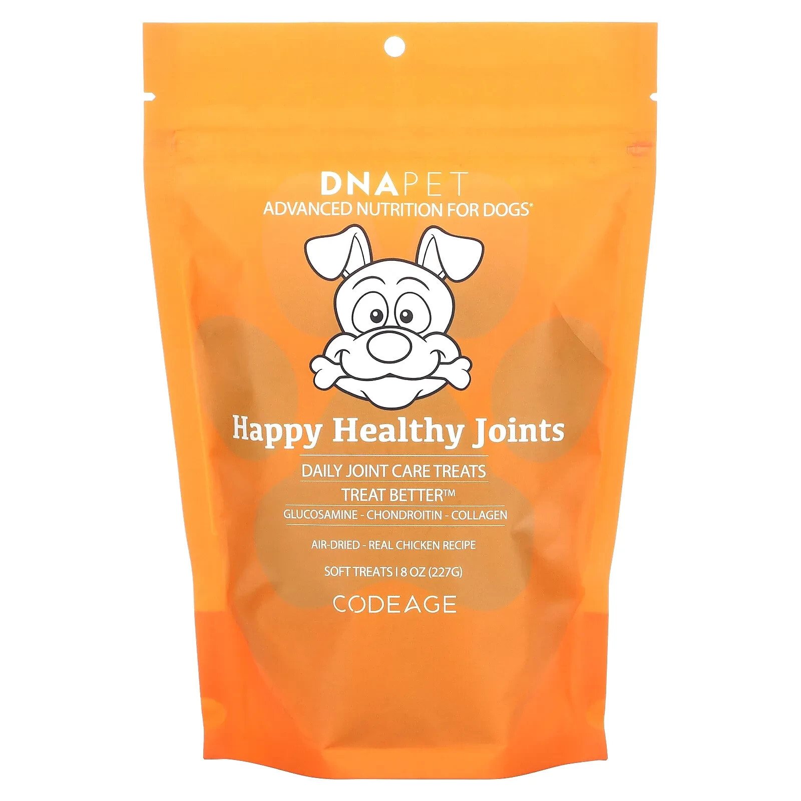 DNA Pet, Happy Healthy Joints Soft Treats, Real Chicken Recipe , 8 oz (227 g)