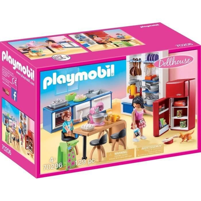 Набор с элементами конструктора Playmobil Dollhouse 70206 Кухня