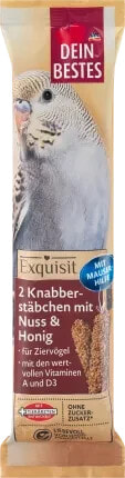 Vogelsnack Knabberstäbe Honig & Nuss, 70 g