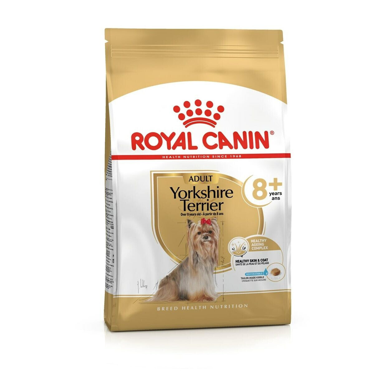 Fodder Royal Canin Yorkshire Terrier 8+ Birds 1,5 Kg Adults