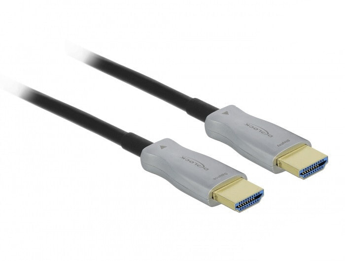 Компьютерный разъем или переходник DeLOCK 84133, 50 m, HDMI Type A (Standard), HDMI Type A (Standard), 18 Gbit/s, Black, Grey