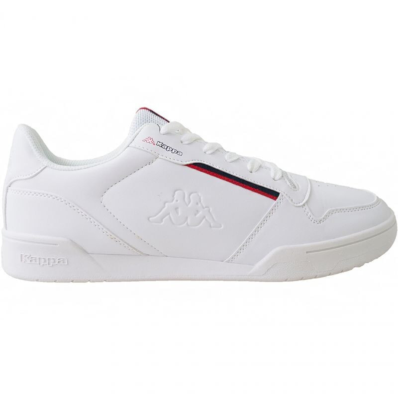 Мужские кроссовки повседневные белые кожаные низкие демисезонные Kappa Marabu M 242765 1020 shoes