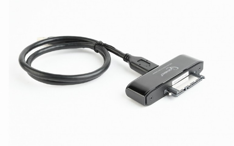 Gembird AUS3-02 кабельный разъем/переходник USB 3.0 SATA III Черный