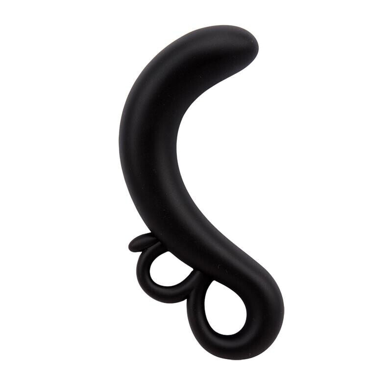 Вибратор CHISA Two-Finger G-Spot Plug Silicone Black