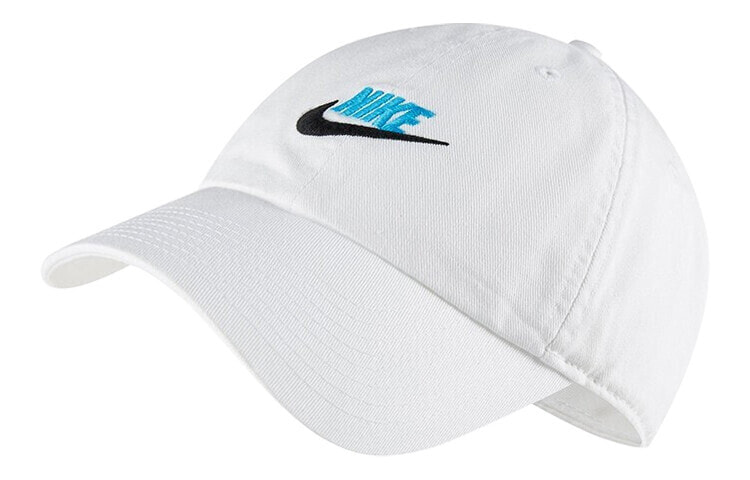 Nike 经典Logo 鸭舌帽 男女同款 白色 / Шапка Nike Logo 913011-108 Пике