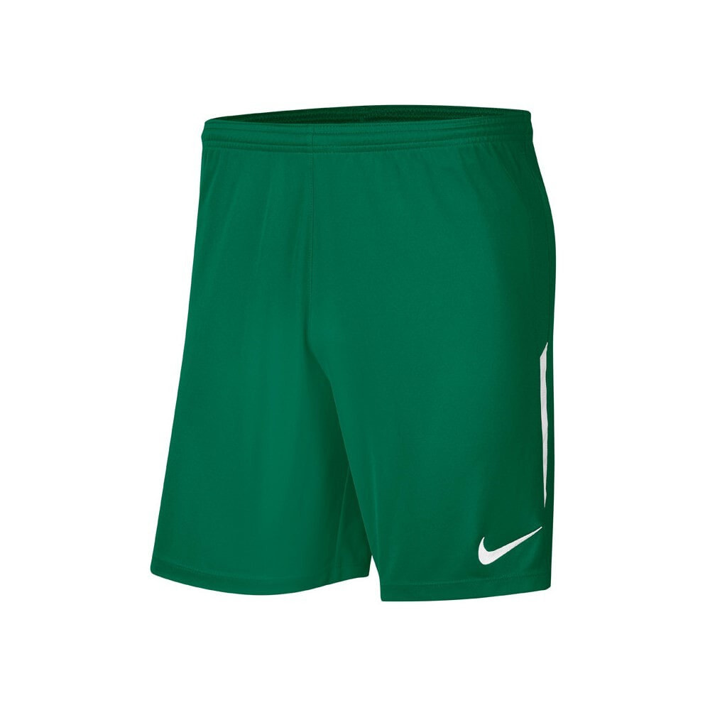 Мужские шорты спортивные зеленые футбольные Nike League Knit II