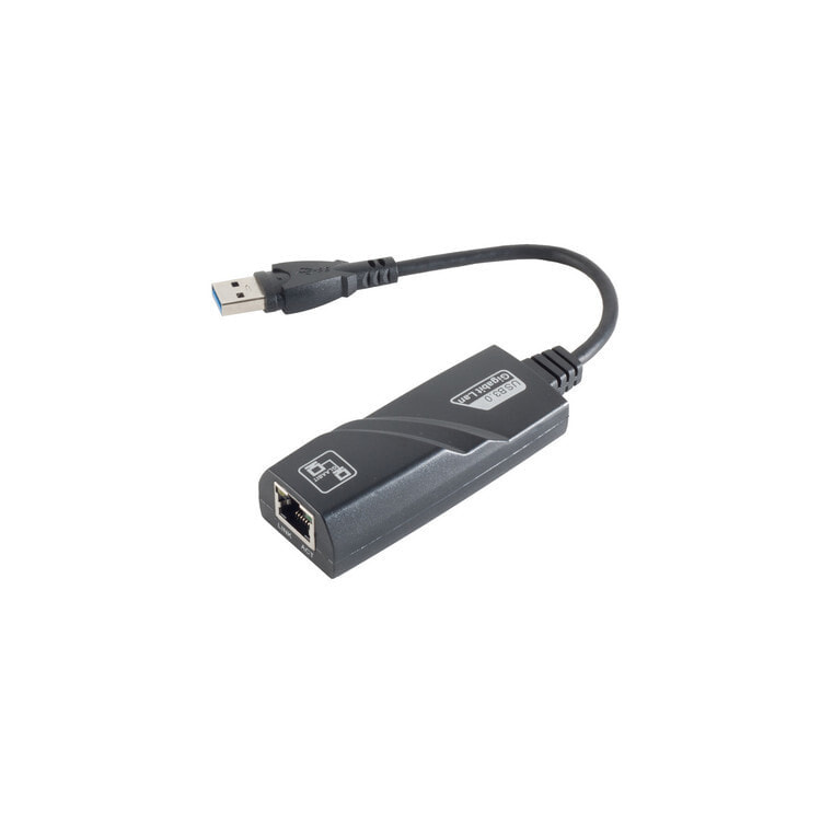 BS13-50019 - USB A - RJ-45 - Black