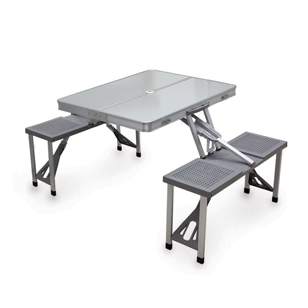 Oniva™ by Aluminum Portable Picnic Table with Seats