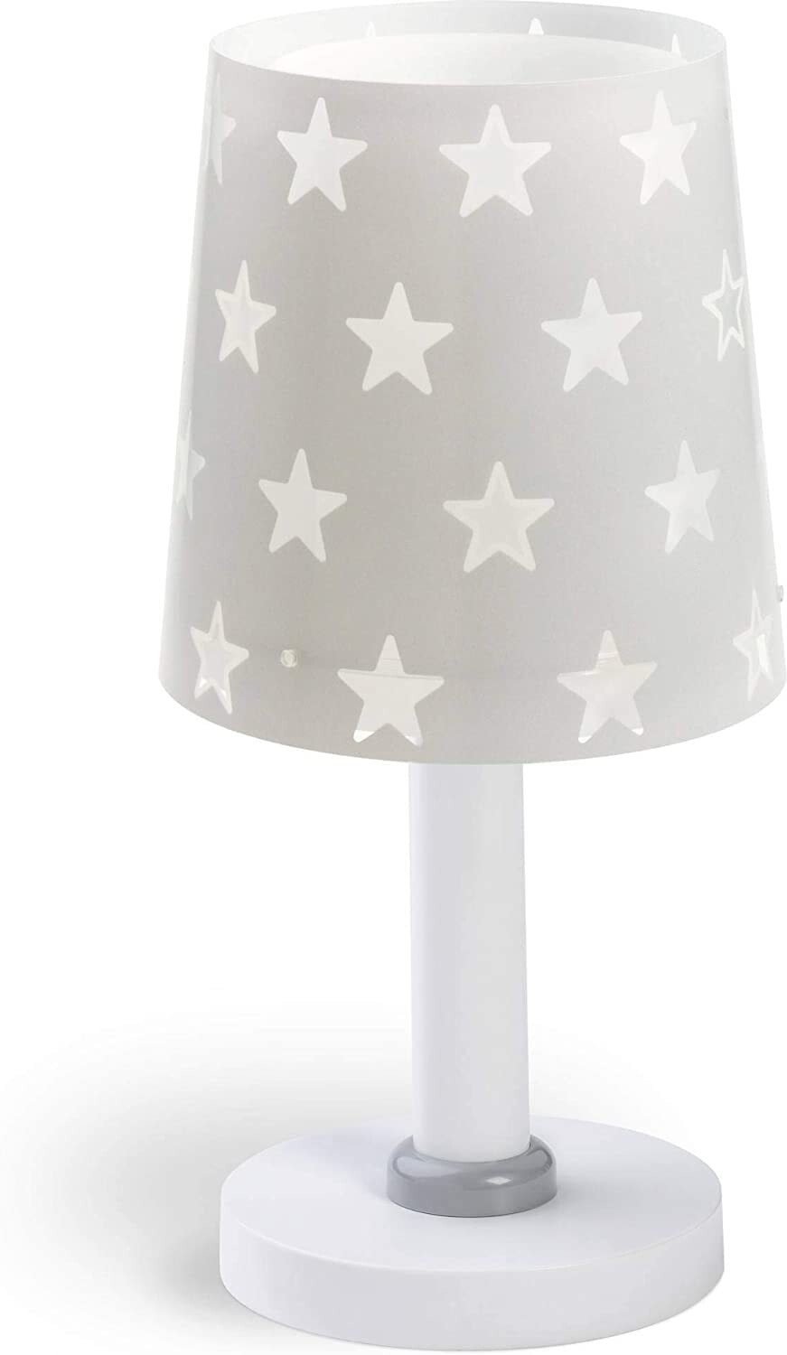 Детская настольная лампа Dalber Прикроватная лампа Stars Серый 15 x 15 x 30 см [Класс энергопотребления A++]