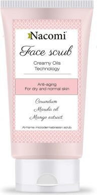 Nacomi Anti Aging Face Scrub Creamy Oils Technology Антивозрастной скраб для лица  75 мл
