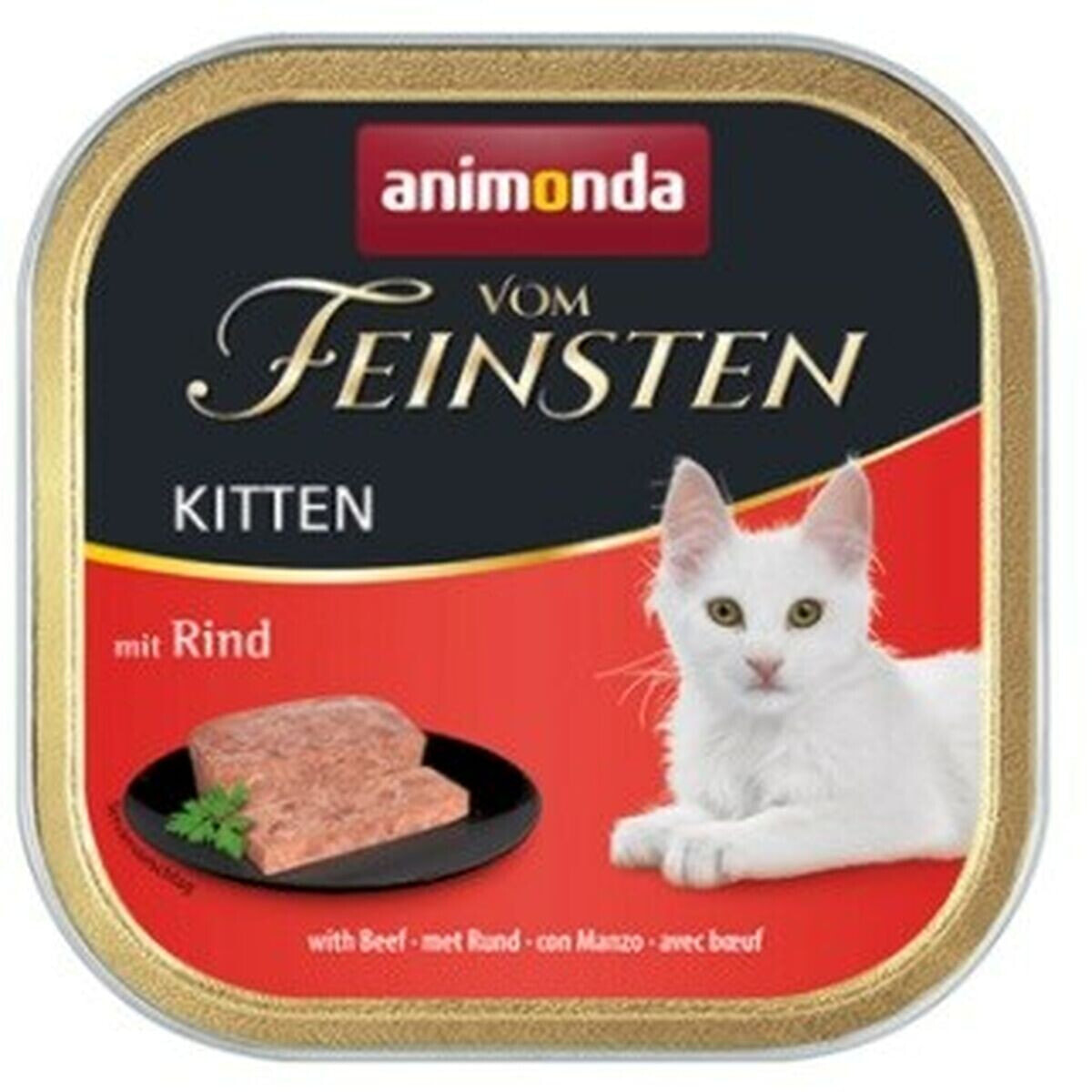 Cat food Animonda Vom Feinsten Veal 100 g 100 L