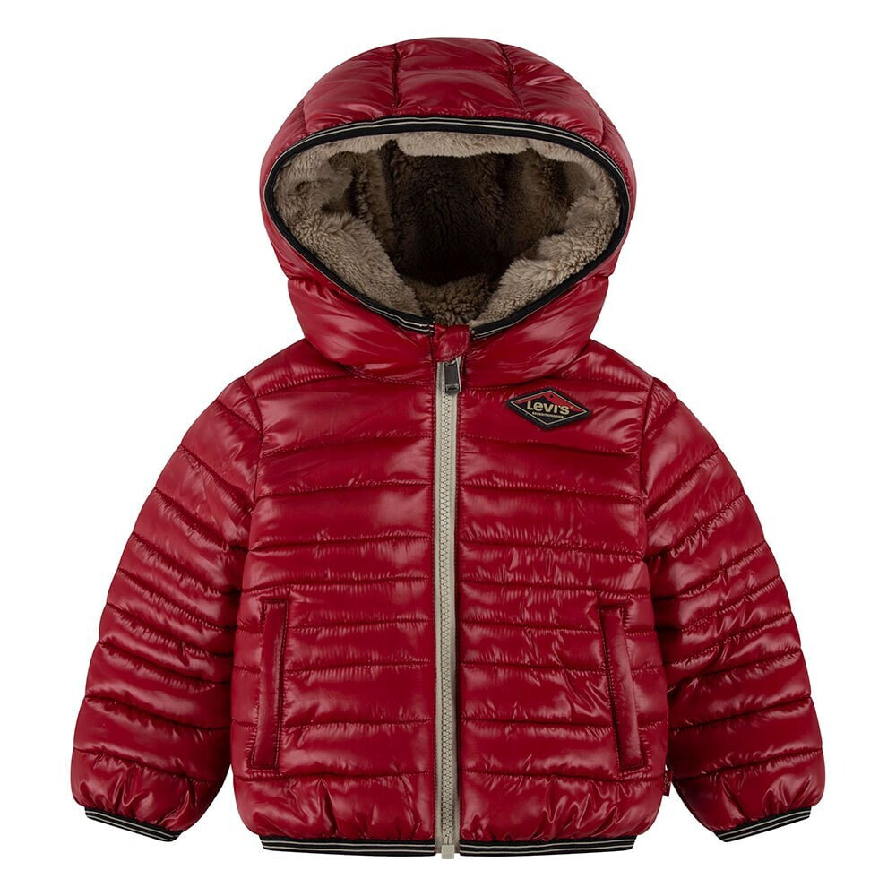 Levi's sherpa lined deals hooded puffer jacket