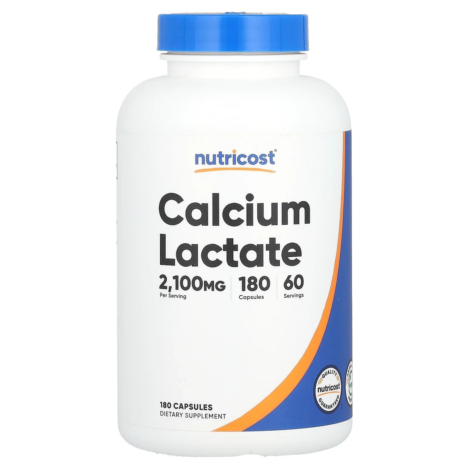 Calcium Lactate, 2,100 mg , 180 Capsules (700 mg per Capsule)