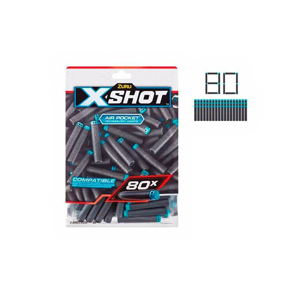 ZURU X-Shot Darts In Blister 80 Units 19x6x28 cm