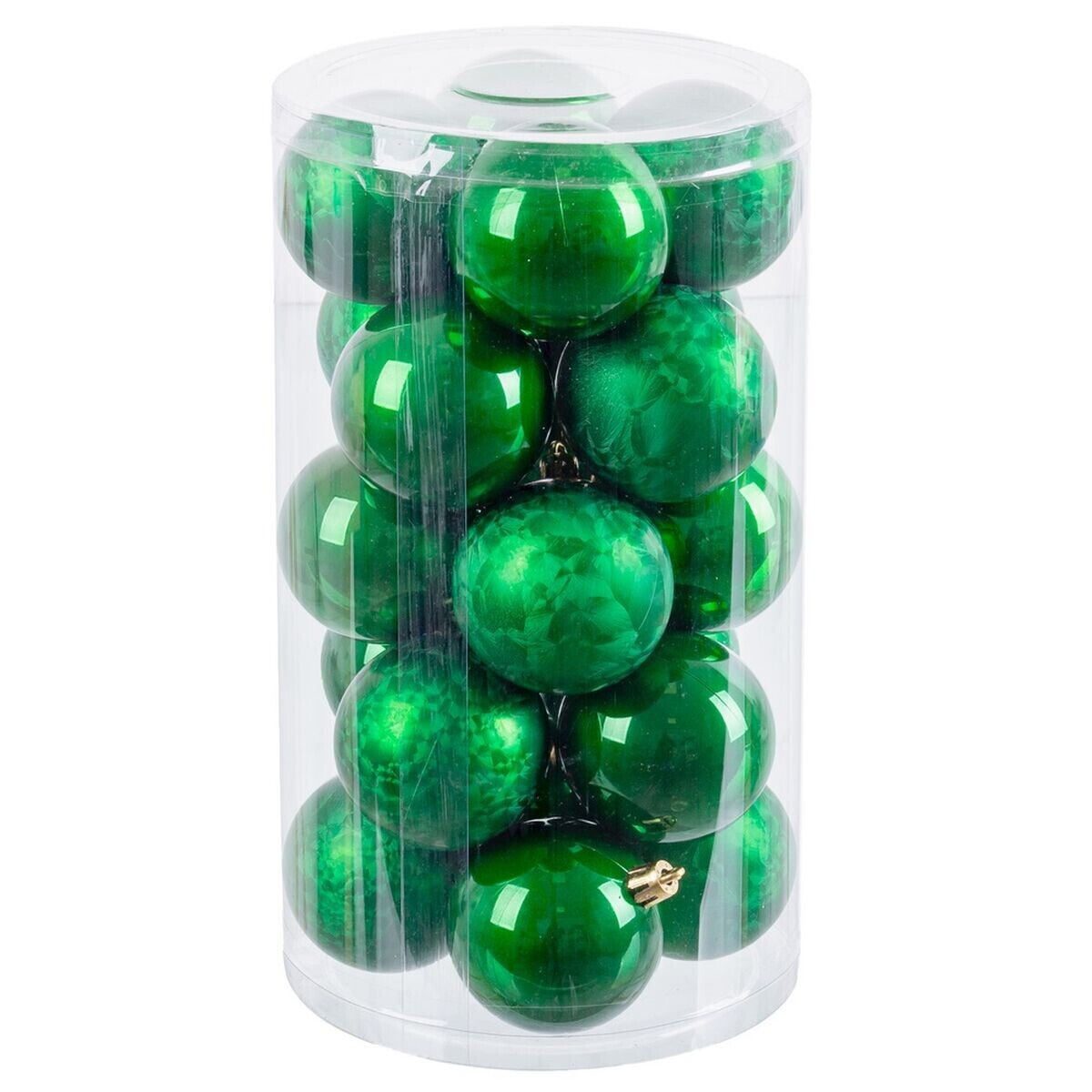 Ёлочные шарики Зеленый Пластик 6 x 6 x 6 cm (20 штук)