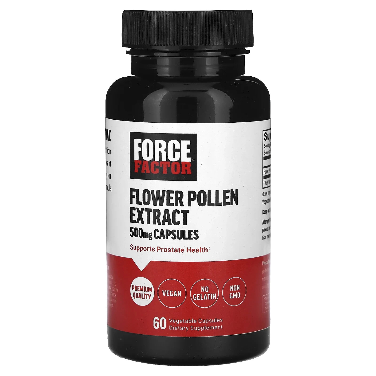 Flower Pollen Extract, 500 mg, 60 Vegetable Capsules