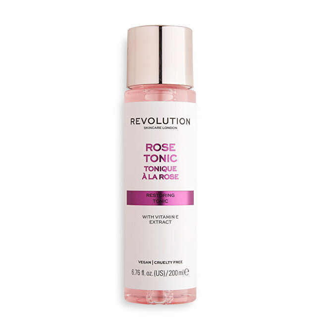 Revolution Rose Tonic  Восстанавливающий розовый тоник с витамином Е для кожи 200 мл