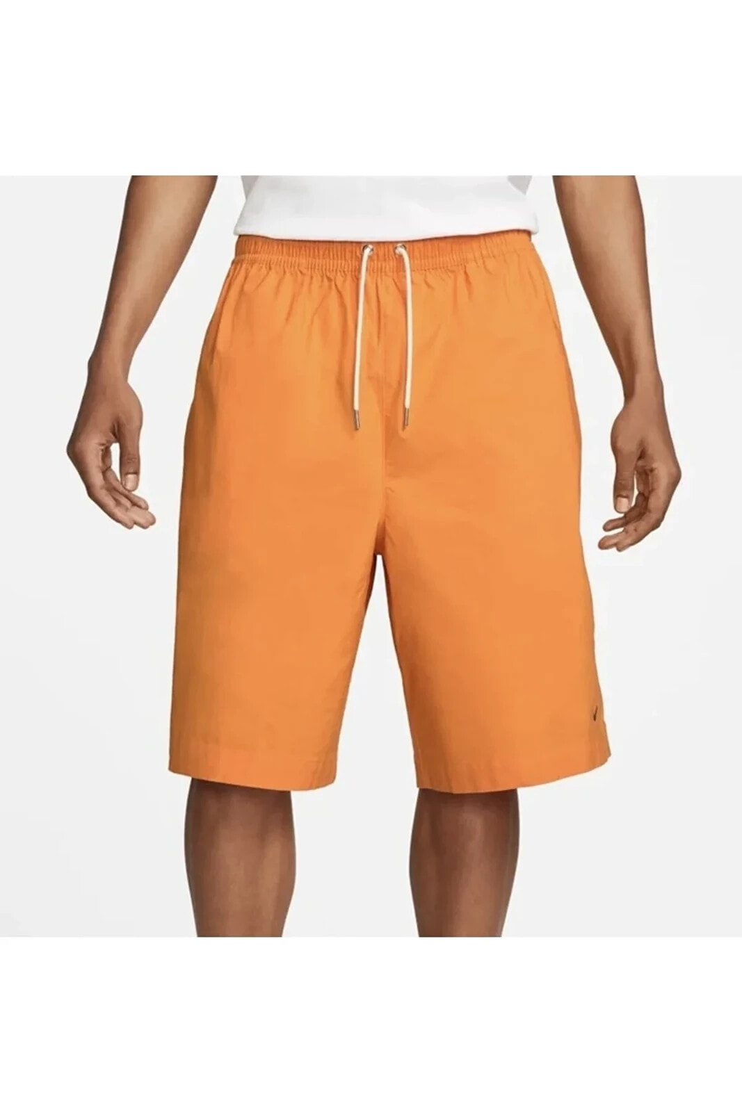 Sportswear Style Essentials Men's Oversized Shorts - Orange