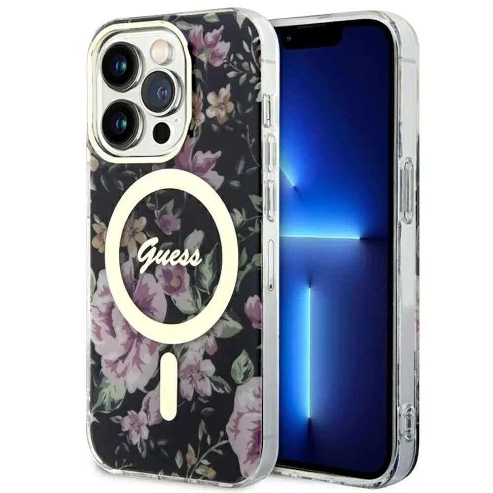 GUESS Guhmp14Lhcfwsk iPhone 14 Pro 6.1 Flower phone case