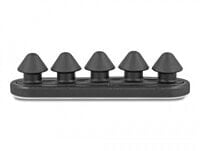 Delock 18444 - Cable holder - Floor - ABS synthetics - Black