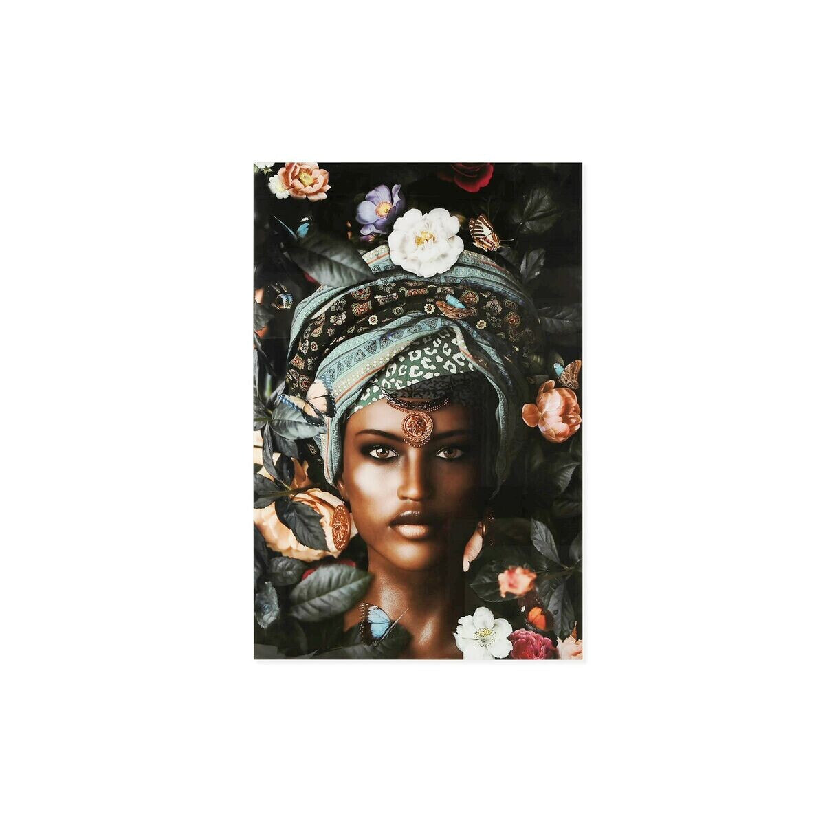 Картина Home ESPRIT Колониальный Индийка 80 x 0,4 x 120 cm