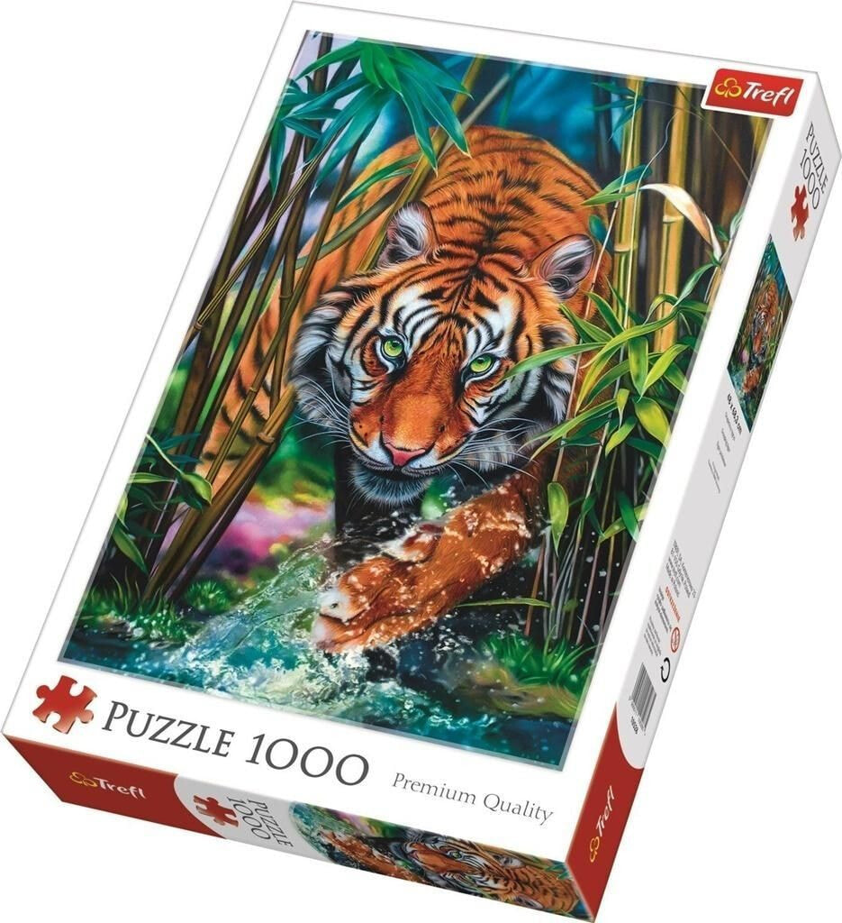 Trefl Puzzle 1000 Drapieżny tygrys