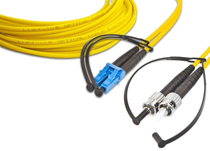 Lightwin LDP-09 LC-ST 3.0 волоконно-оптический кабель 3 m Желтый