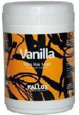 Kallos Vanilla Shine Hair Mask Ванильная маска, придающая блеск, для сухих волос 1000 мл