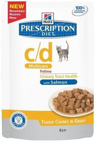 Hills Prescription Diet c/d Feline z Łososiem saszetka 85g