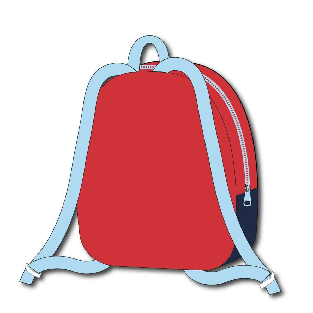 School Bag Minnie Mouse Red 18 x 22 x 8 cm