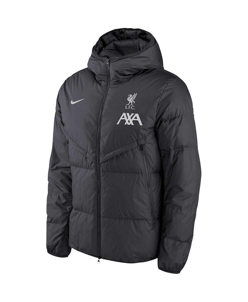 Nike men's Anthracite Liverpool 2023/24 Strike Field Performance Full-Zip Hoodie Jacket