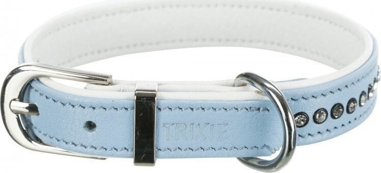 Trixie Active Comfort obroża z kryształami górskimi, dla psa, jasnoniebieska, S: 23–28 cm/15 mm