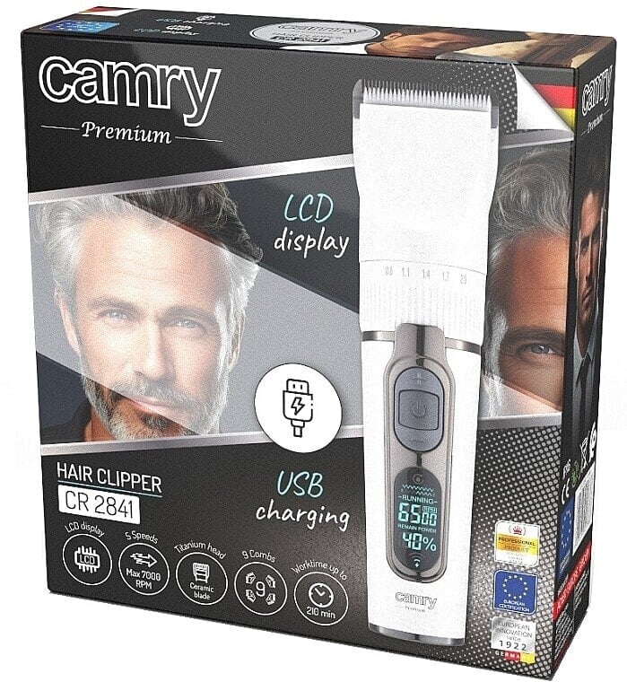 Haarschneidemaschine mit LCD-Display - Camry Premium Hair Clipper CR 2841