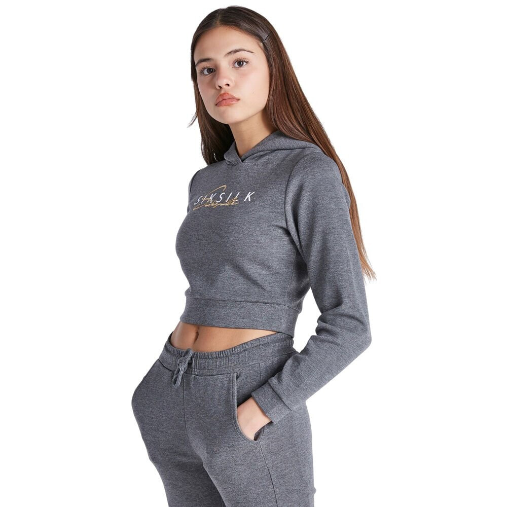 SIKSILK Signature Crop Hoodie