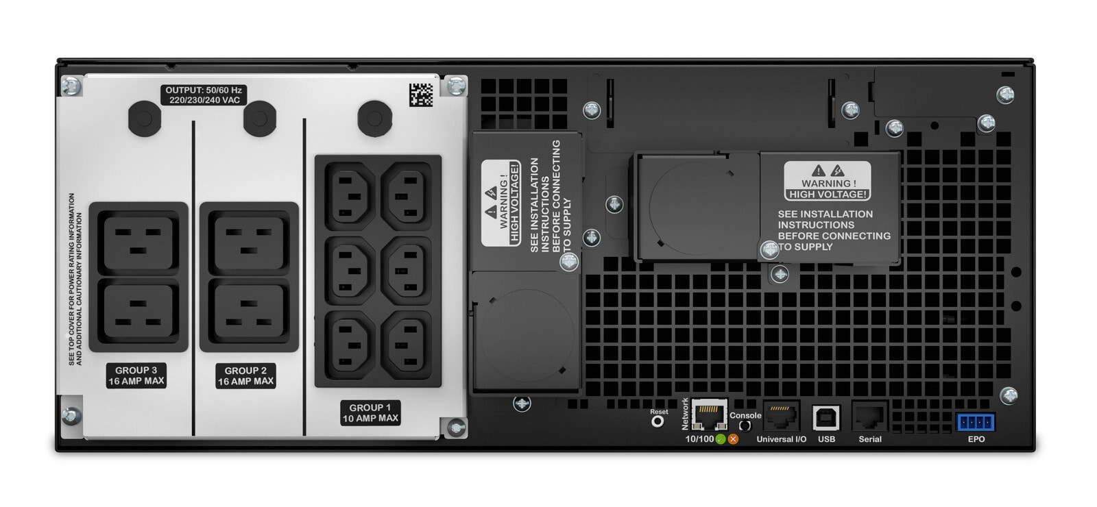 APC Smart-UPS On-Line источник бесперебойного питания Двойное преобразование (онлайн) 6000 VA 6000 W 10 розетка(и) SRT6KRMXLI