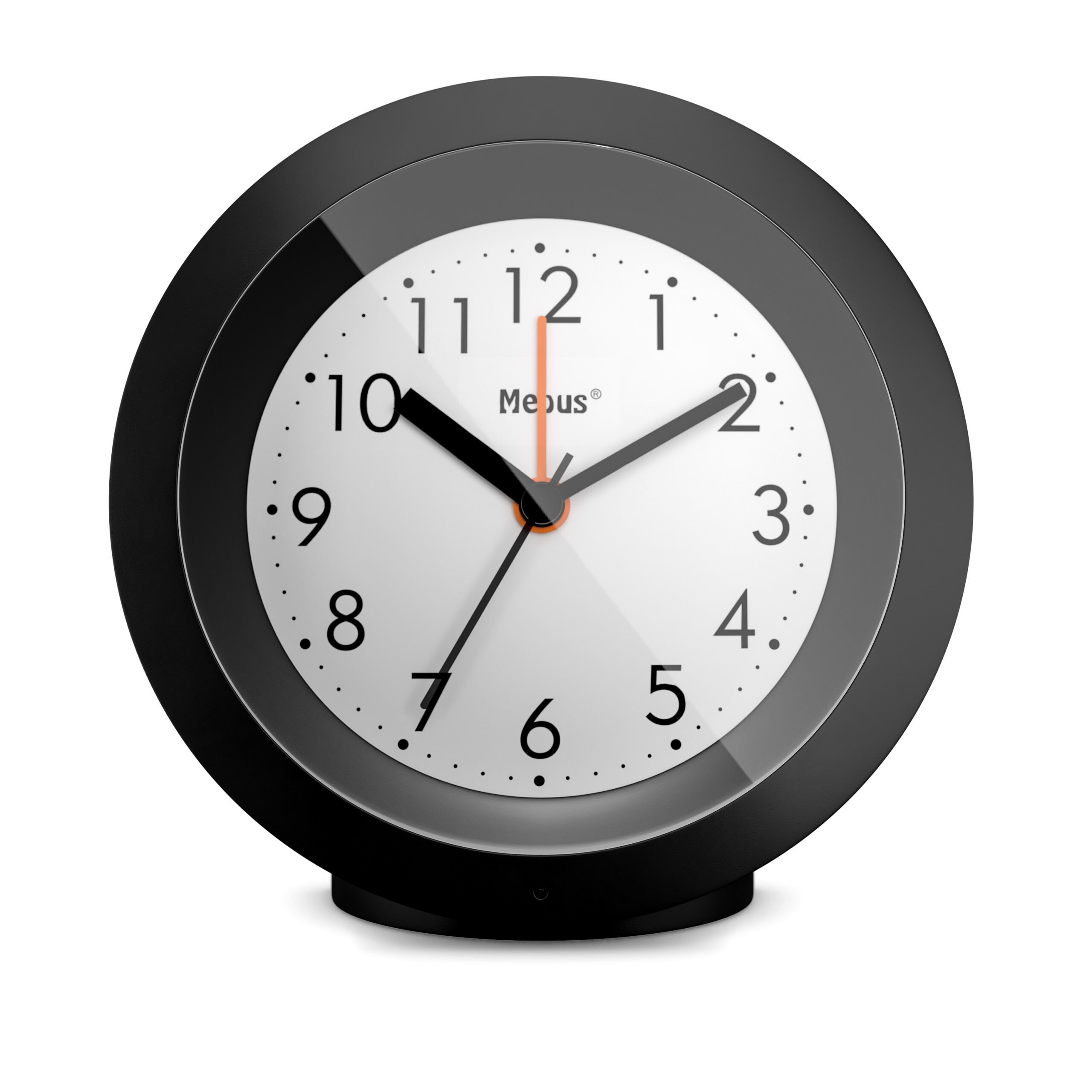 25628 - Quartz alarm clock - Black - 12h - Analog - Battery - AA