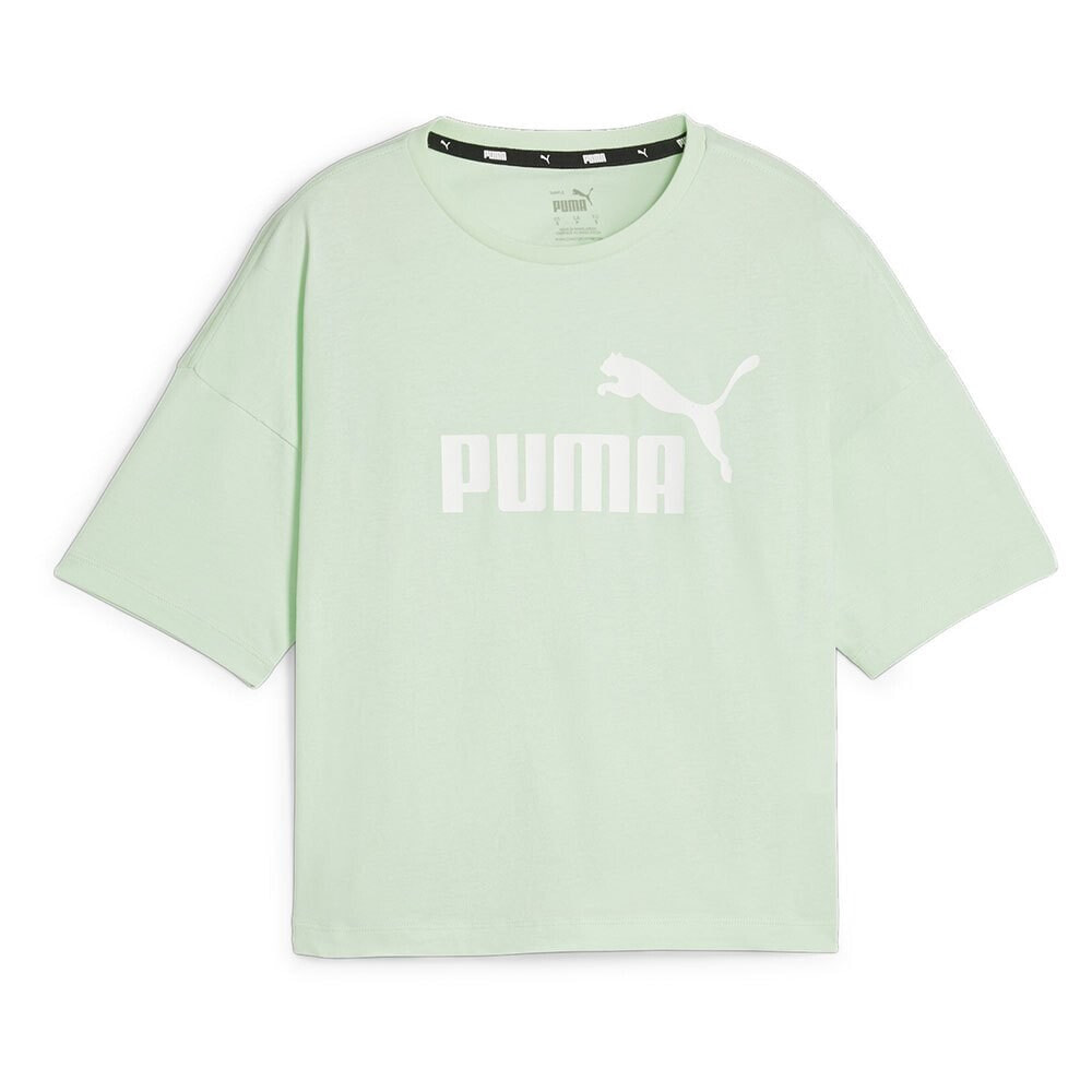 PUMA Ess Cropped Logo short sleeve T-shirt