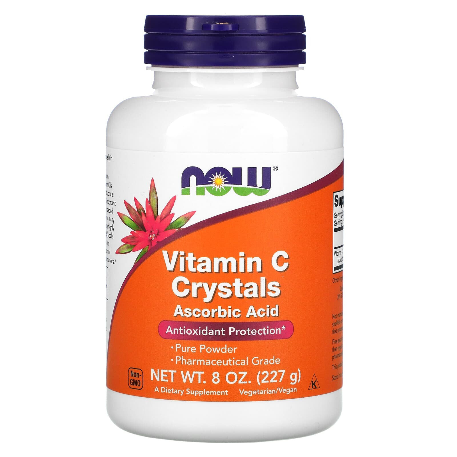 Now Foods, витамин C в кристаллах, 1361 г (3 фунта)
