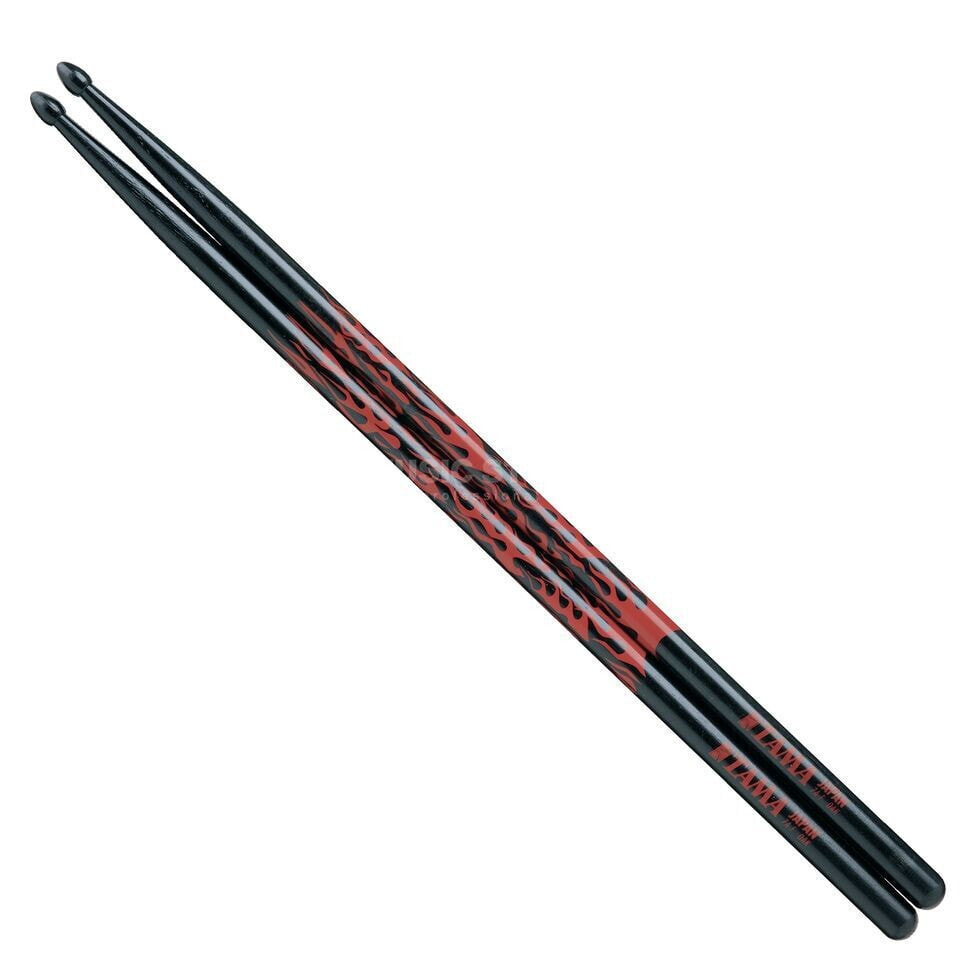 Tama Rhythmic Fire Sticks O7A-F-BR, black, red print