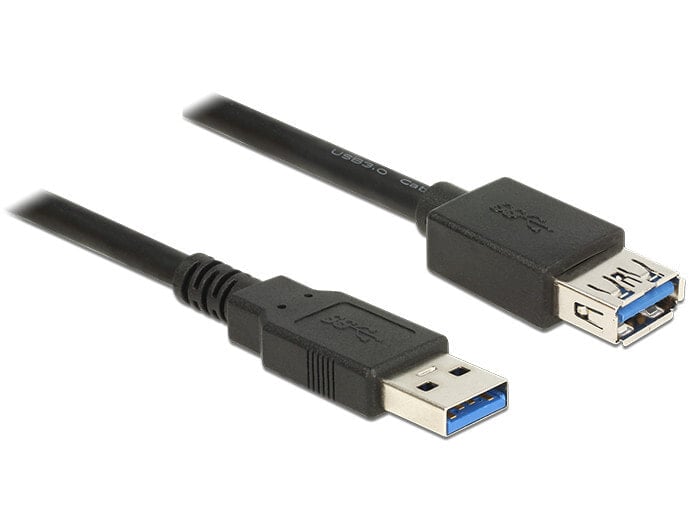 DeLOCK 85054 USB кабель 1 m 3.2 Gen 1 (3.1 Gen 1) USB A Черный