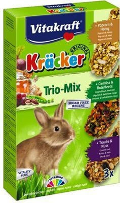 VITAKRAFT KRACKER RABBIT 3 pcs TRIO-MIX